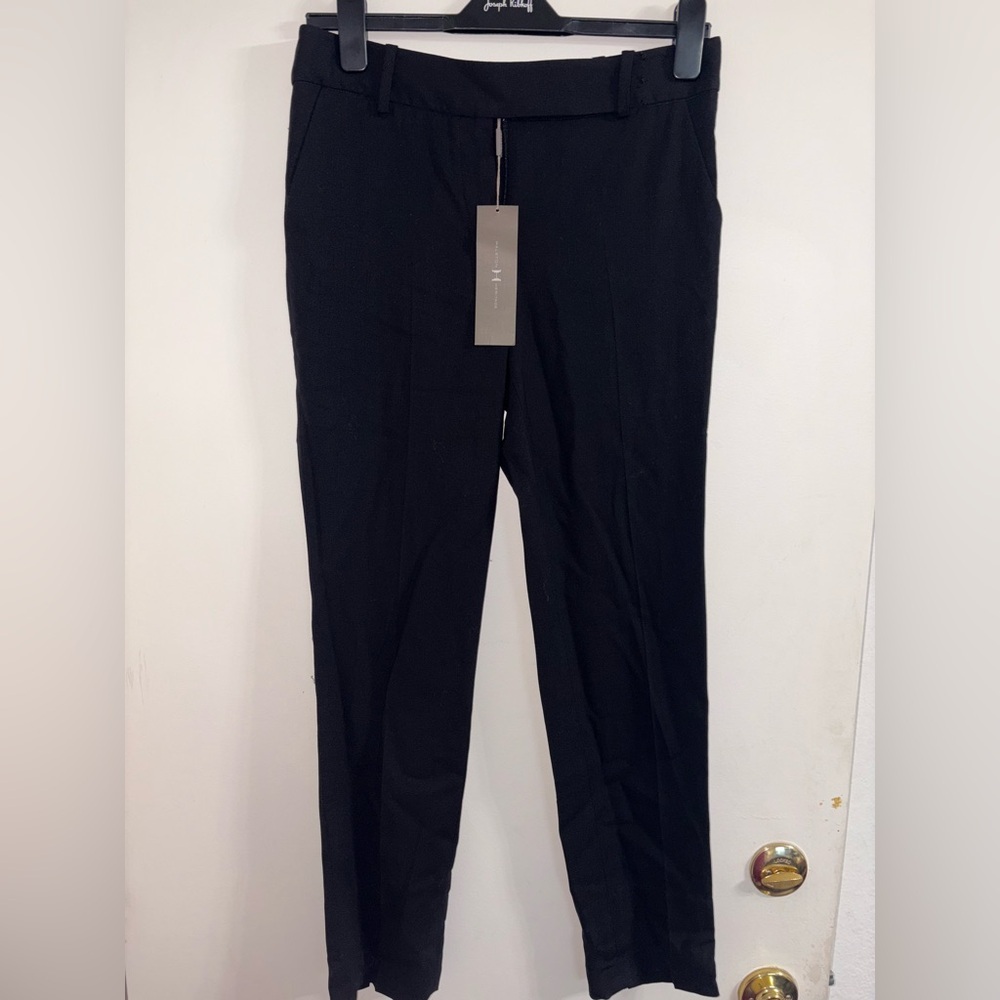 Halston Heritage Black Dress Pants Size 2 Sample Item NWT Missing Button